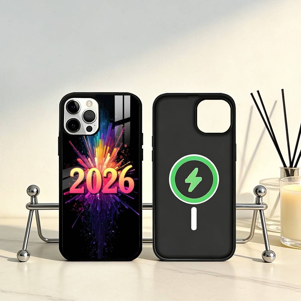 

The year 2026 Phone Case For iPhone17,16,15,14,13,12,11 Plus,Pro Max Magnetic For Magsafe Wireless Charging iPhone12mini