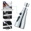 3 Functions Spray Head 360 Degrees   Faucet Spayer Head G1Celsius2 Water-saving Sink Aerator for Kitchen Faucet Replacement Spray Head Polished F