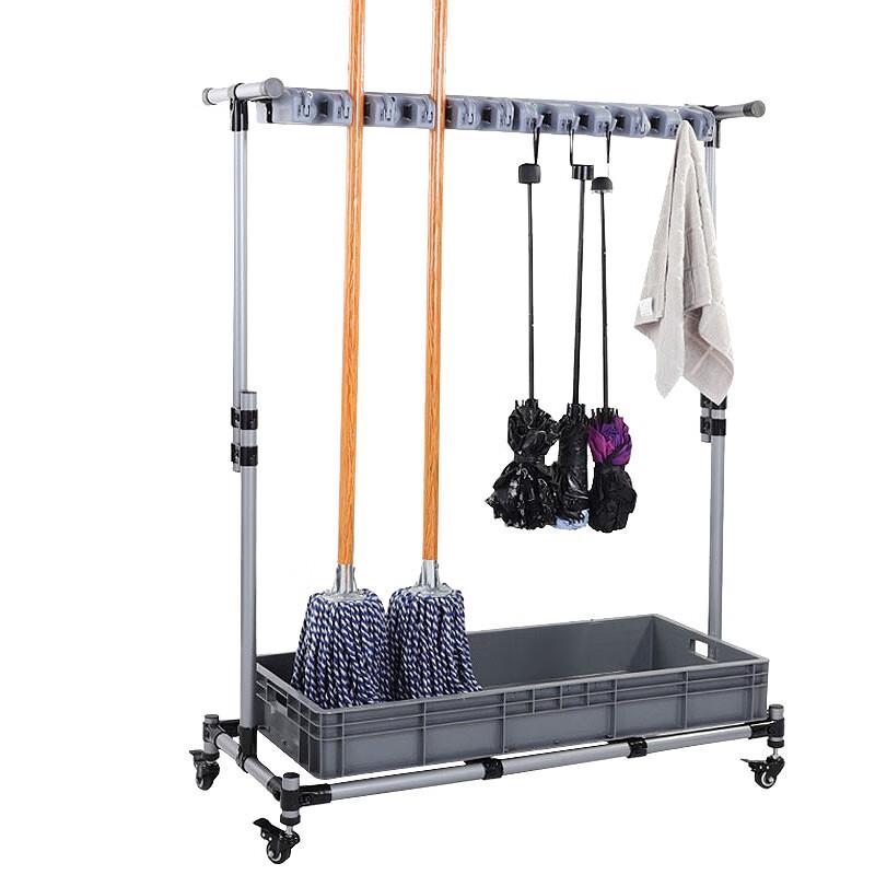 Hesdige Multi-functional Mobile Cleaning Tool Rack
