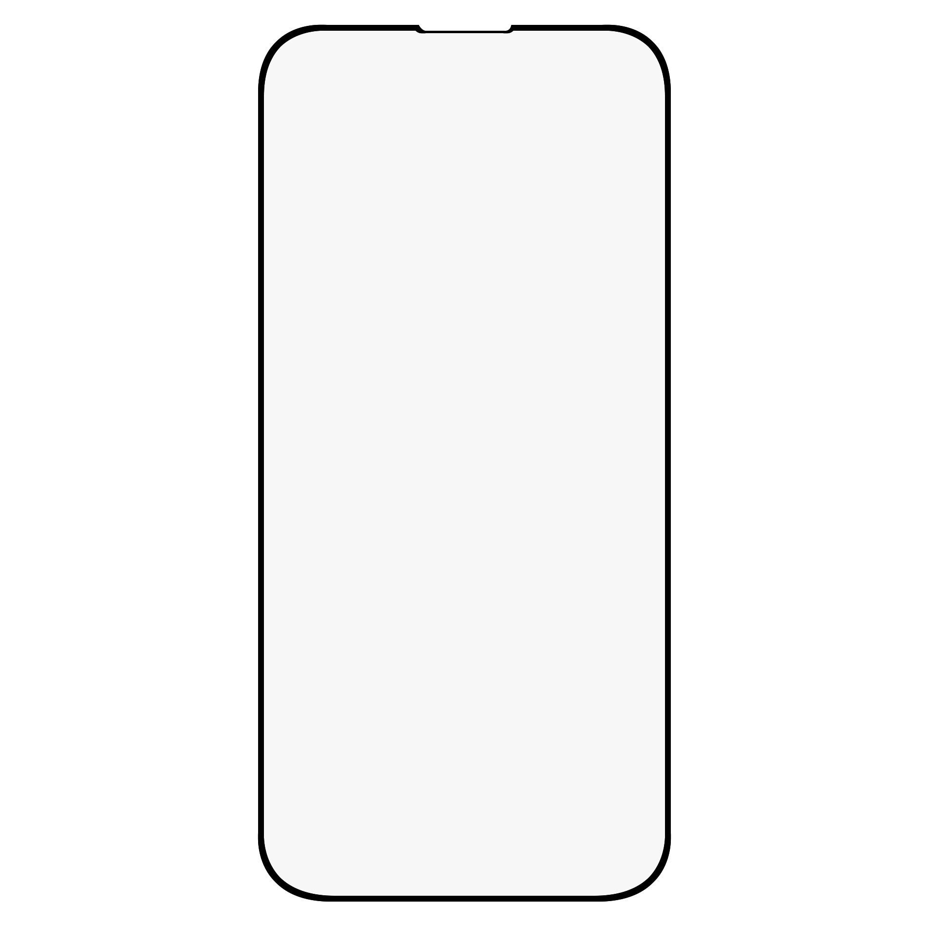 

For iPhone 14 Plus Matte Full Glue Screen Protector Full Covering Anti-scratch Silk Printing Tempered Glass Film Type A