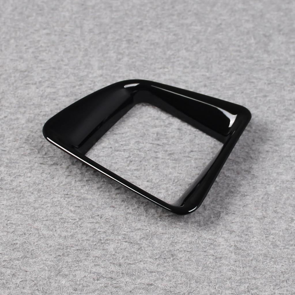 RUIQ Interior Center Console Double Drink Holder Cover Garnish for Nissan New Serena C28 Series (Piano Black)