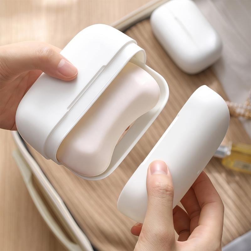 Leakproof Soap Case For Bathroom And Travel Plastic Soap Container with Drainage Design Prevents Mess for Business Trip