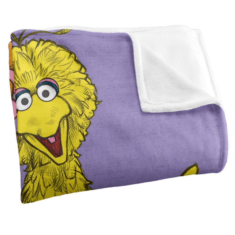 Sesame Street Painted Big Bird Blanket