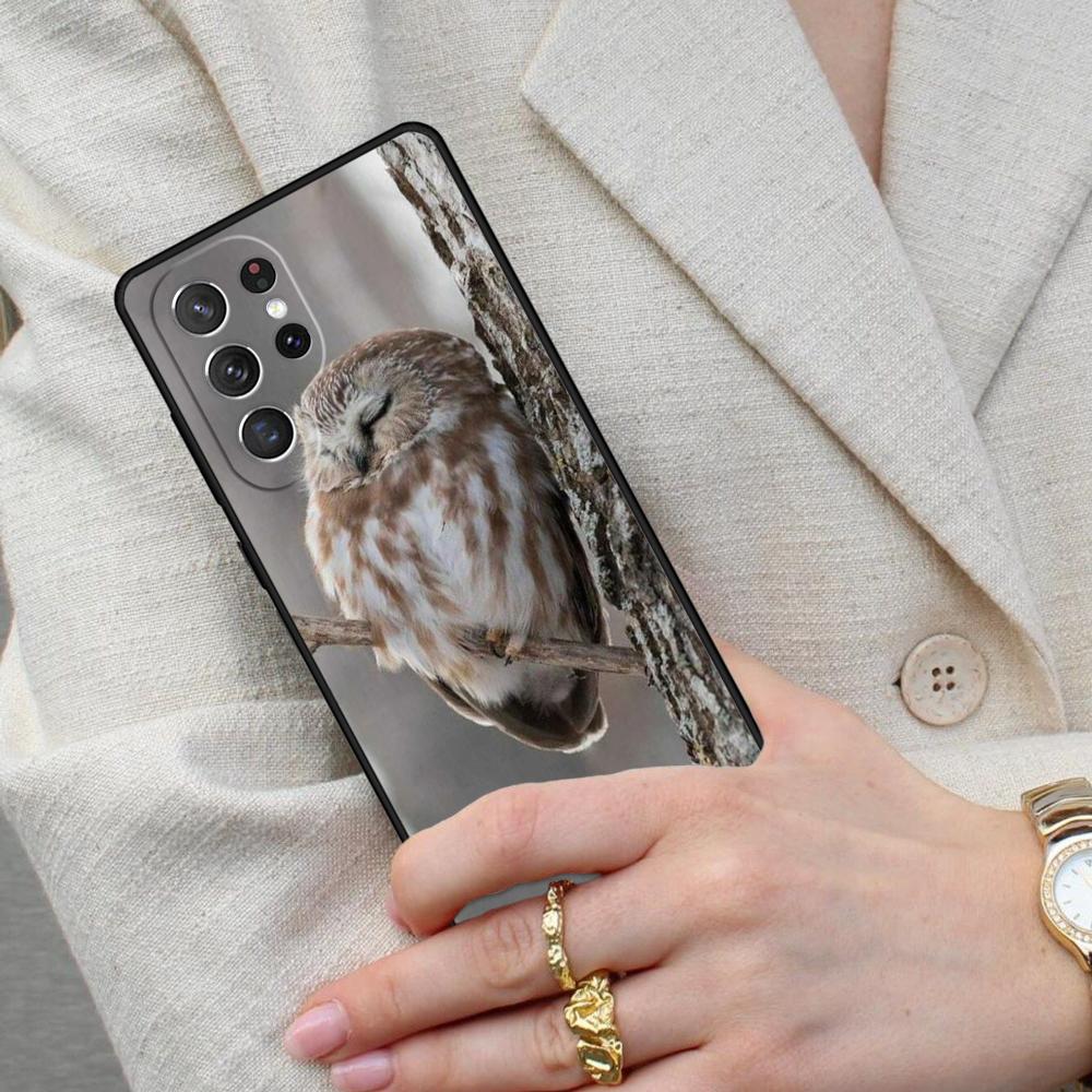 Farm Animals 1 Owl Cell Phone Case for Samsung Galaxy S26 Ultra S25 S24 S23 S22 S21 S20 Note10 Cover