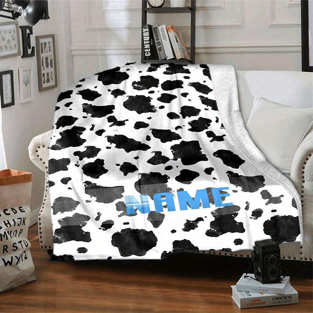 Cow Print Blanket Unique Home Decor Gift For Adultst53