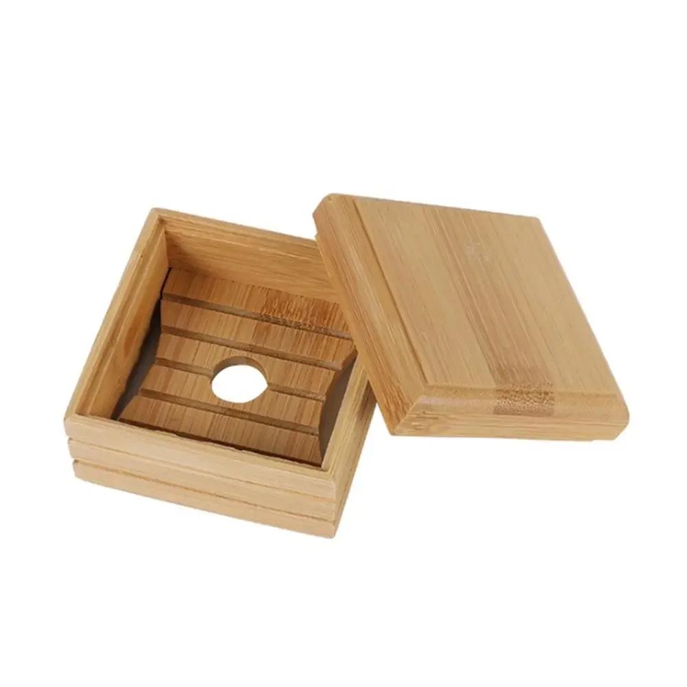 Bamboo Soap Holder Drain Soap Saver Storage Rack Multiple Styles Reusable EnviroNmental Soap Tray Household Bathroom Parts