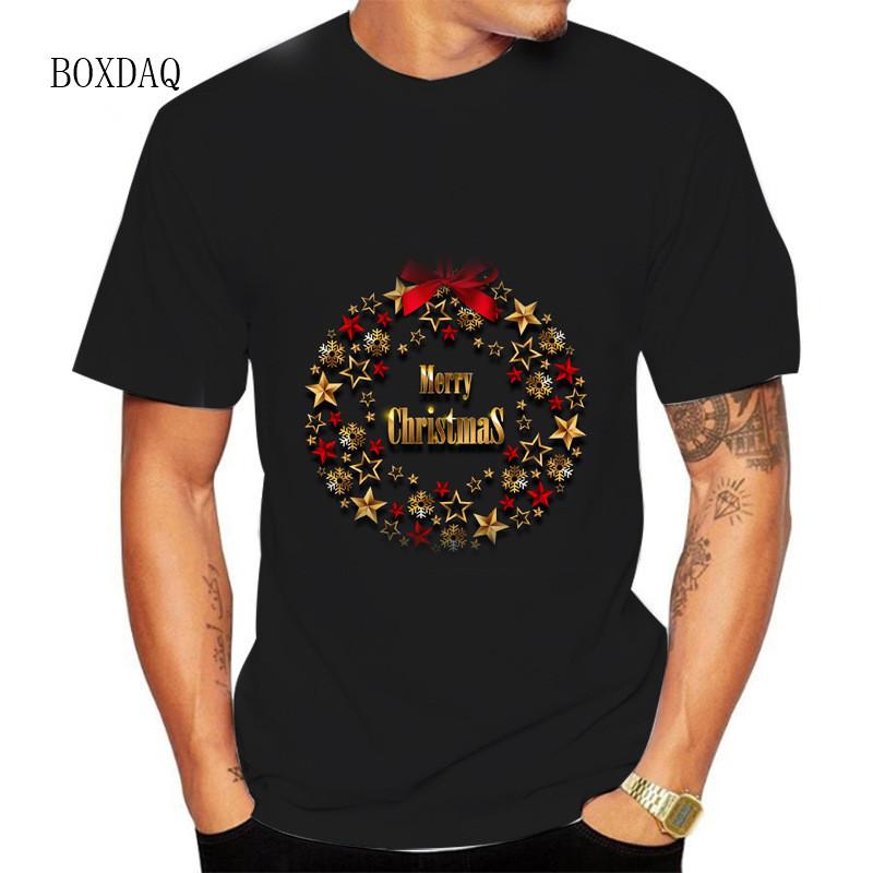 Summer Men's 3D Printed Crew Neck T-Shirt Christmas Dress Up