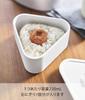 Yamazaki Tower Tower Airtight Rice Ball Set of W x D x H and Freezer 10470 Valve-Equipped Case, 2, White, 10.6cm 9.8cm 10.3cm (2 Tiers), Microwave,