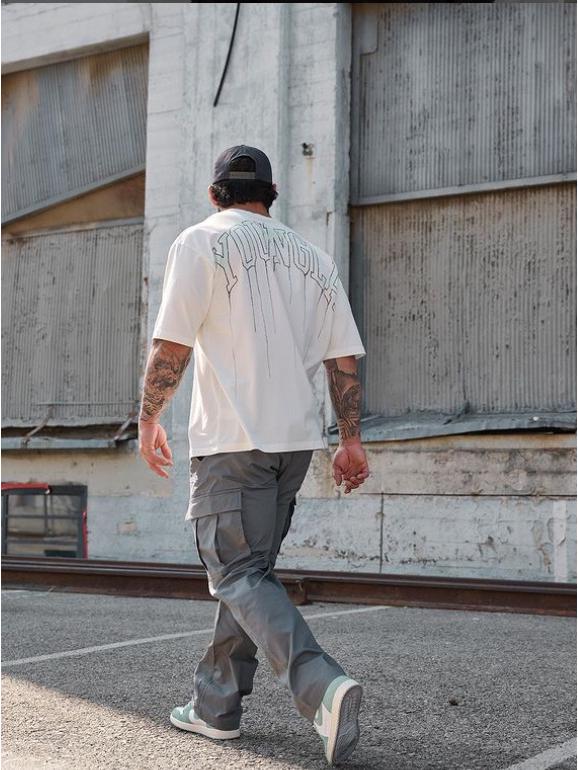 Men's Cotton Crew Neck Casual Fitness Short Sleeve T-Shirt for Summer