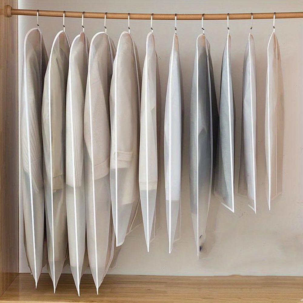 1PC Clothes Hanging Dust cover wedding Dress Cover Suit Coat Storage Bag Garment bags Organizer Wardrobe Hanging Clothing Organizers ZPG
