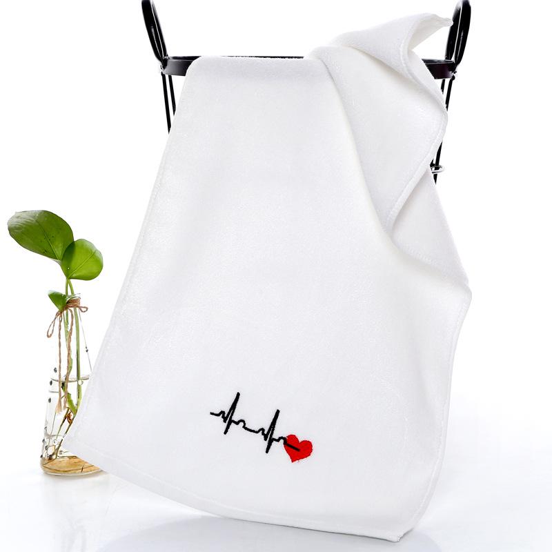 > Mjukt absorberande handduk i 32-trådig ren bomull för hemmet och daglig ansiktstvätt