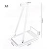 Universal Vacuum Cleaner Storage Shelf Waterproof Metal Dust Collector Holder Rust Resistant Simple Style for Home Use