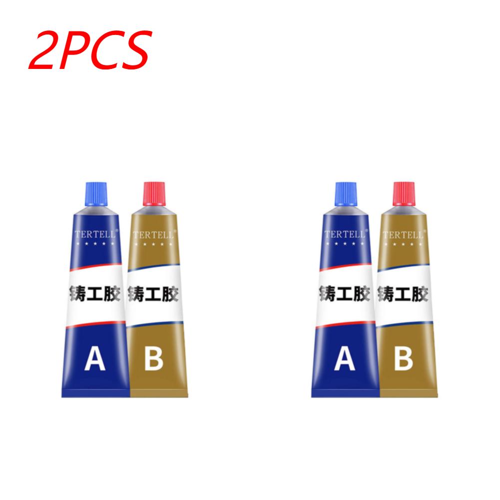 1-5X Super Strong Metal Repair Glue Welding High Temperature Resistant AB Glue Metal Plastic Filler Epoxy Adhesive Sealant