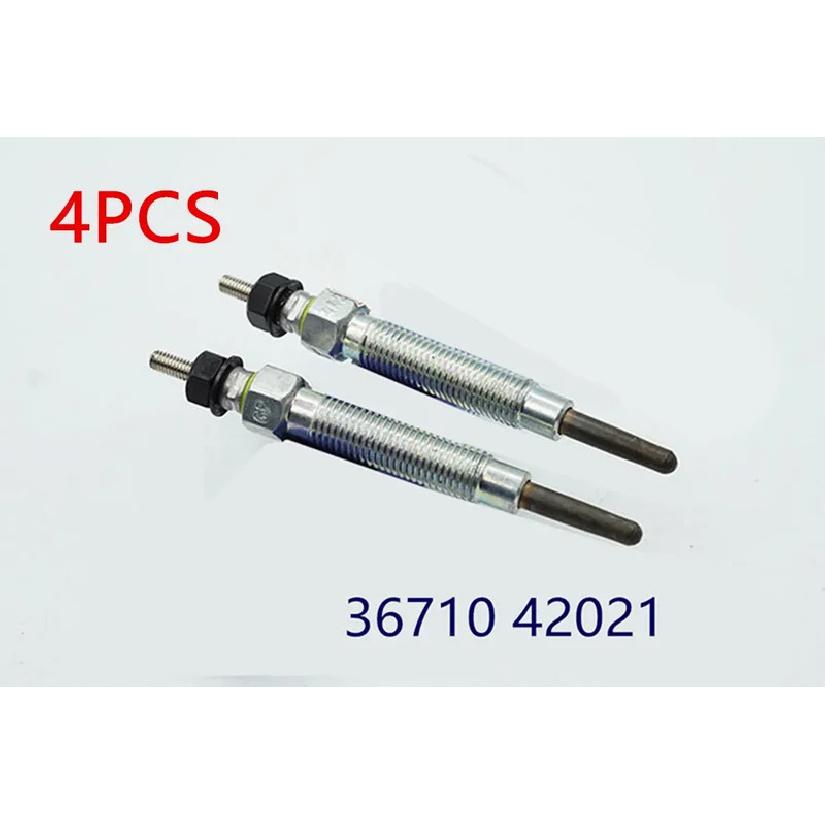 4PCS Turbo diesel glow plug set for hyundai Terracan 367104 36710 4