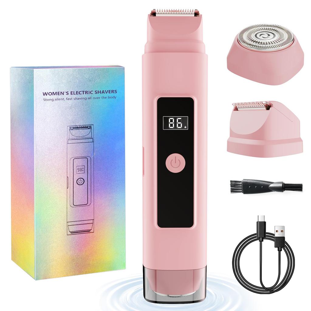 Alichome H2 Electric Shaver for Women Lightweight for Face and Body Electric Gentle on Hair Bikini USB Lightweight Low Suitable for and Bikini Perfect
