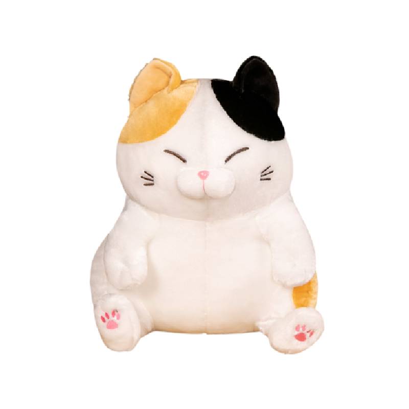 Plush Cat Amuse Doll Stuffed Toy Decoration Black White Multiple Sizes Kids Gift