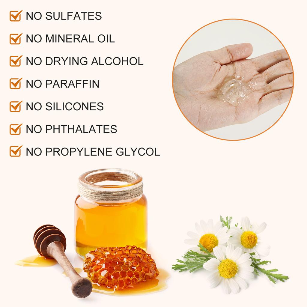 Hair Gel Moisturizing Styling Broken Hair Finishing Strong Styling Hair Gel Jelly Glue