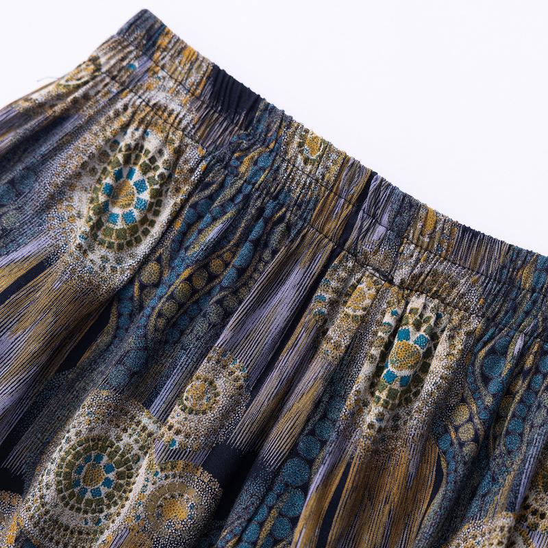 Sommer Weite Hosen Damenkleidung Übergröße Lässig Locker Vintage High Waist Hosen