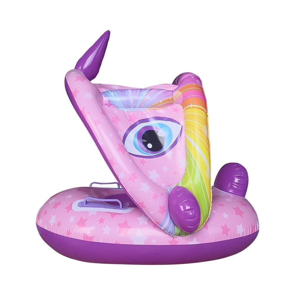 

Ring Swimming Baby Sun Canopy Inflatable Toddler Float Swim Seat Aid Toy Tool Unicorn