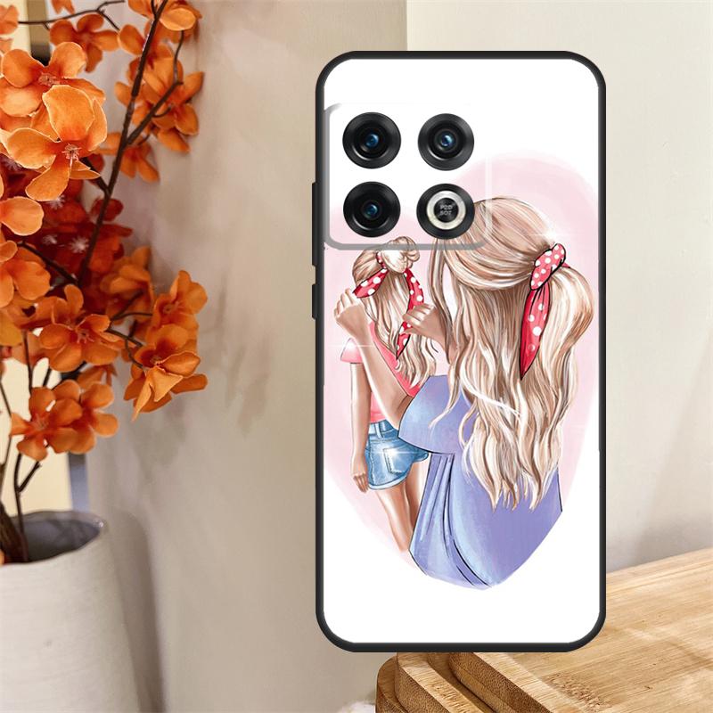 Mom and Daughter Funda For OnePlus 12 12R 13 13R 11 10 Pro 8T 10T OnePlus Nord 4 CE 2 3 Lite N30 N20 N10 Case