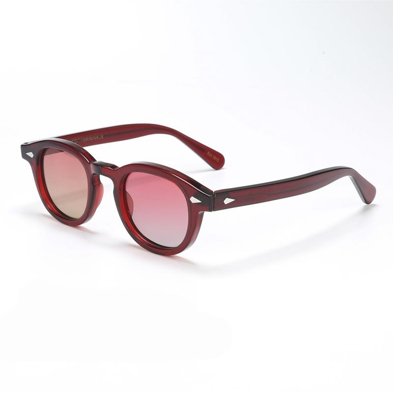 Retro Polarized Sunglasses Men Women Unisex Acetate Frame Johnny Depp Lemtosh Brand Designer Style Sun Glasses For Male Oculos