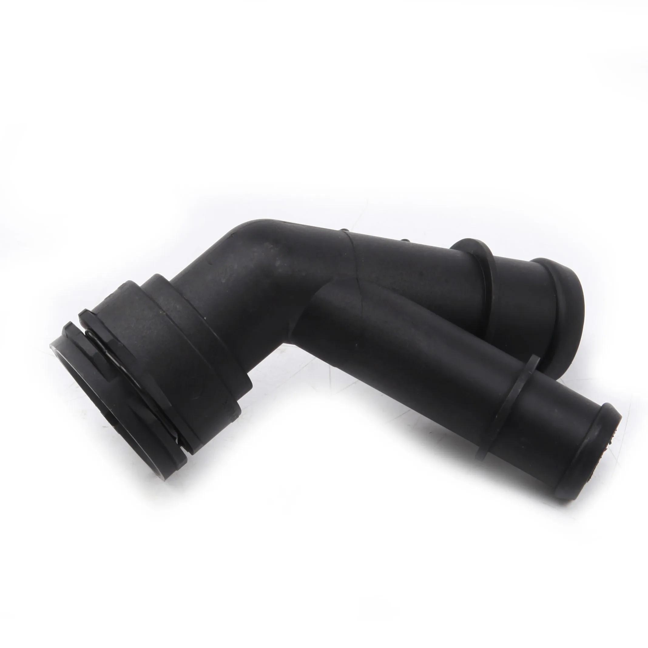 original Coolant Flange For Golf Passat A1 A3 TTS SKODA SEAT Water Pump Coolant Connector 5Q0122291AL 5Q0122291 AL high quality чёрный