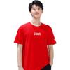 Anta Logo Letter Print Round Neck Knitted Sports Short Sleeve T-Shirt Men Tops Classic-Red 152327160-2