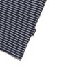 YALE Small Arch Logo Stripe T-Shirt Navy