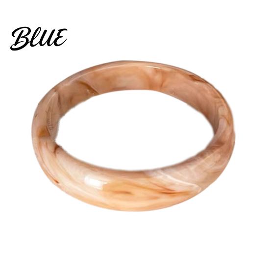 Vintage Bracelet Acrylic Retro Style Irregular Geometric Design Unique Women