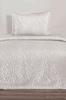 Zebra Jacquard Cotton Chenille Bedspread 170x250 Cm Single Size, Queen Size, Cream