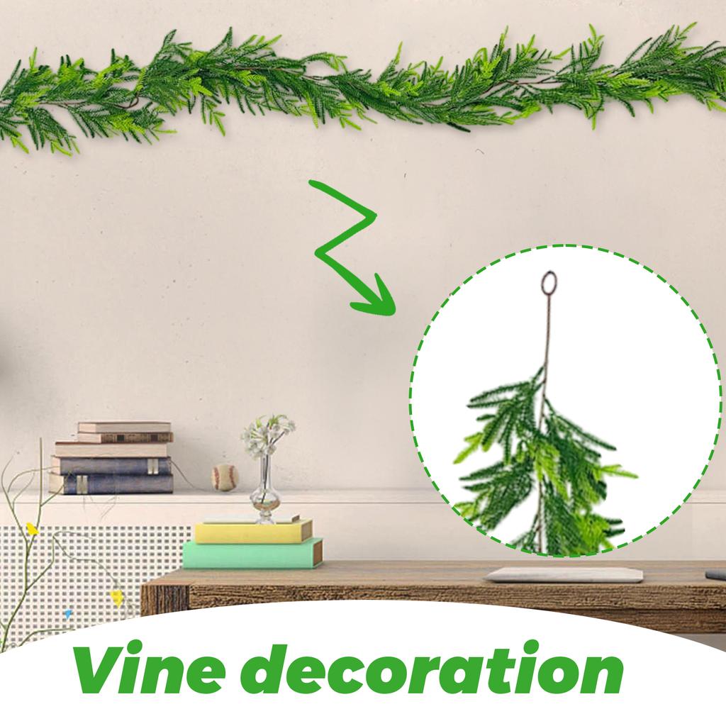 1.8-meter Two Tone Southern Ocean Cedar Coral Pines Vine Home Decoration Green Plants Vine