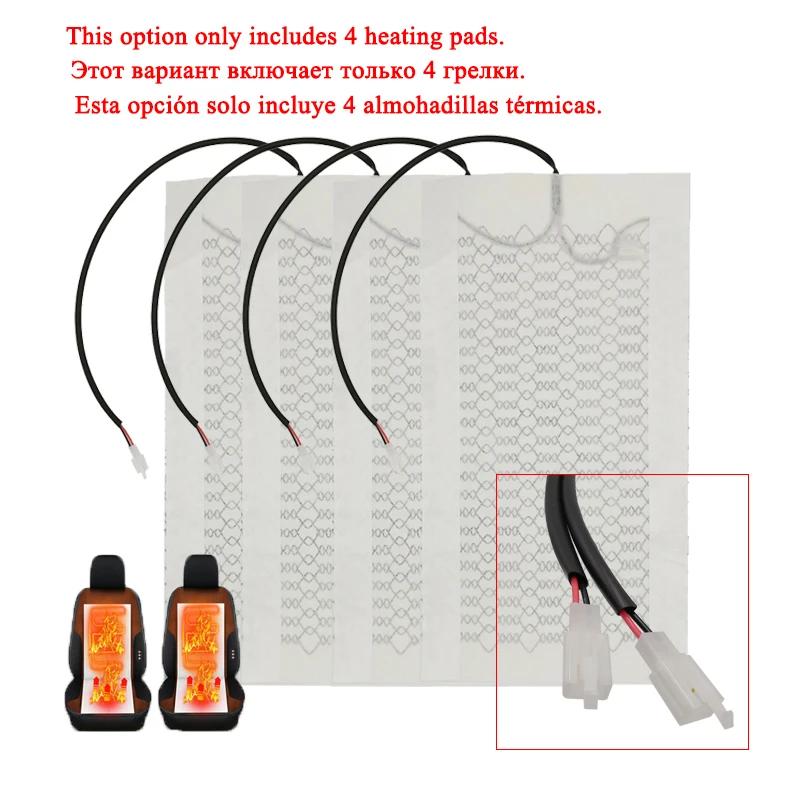 Car Seat Heater Universal 12V Carbon