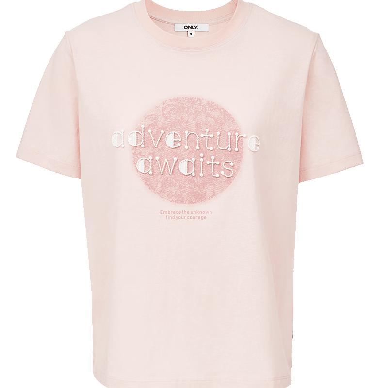 ONLY 2026 Spring Embroidered Loose-Fit T-Shirt M
