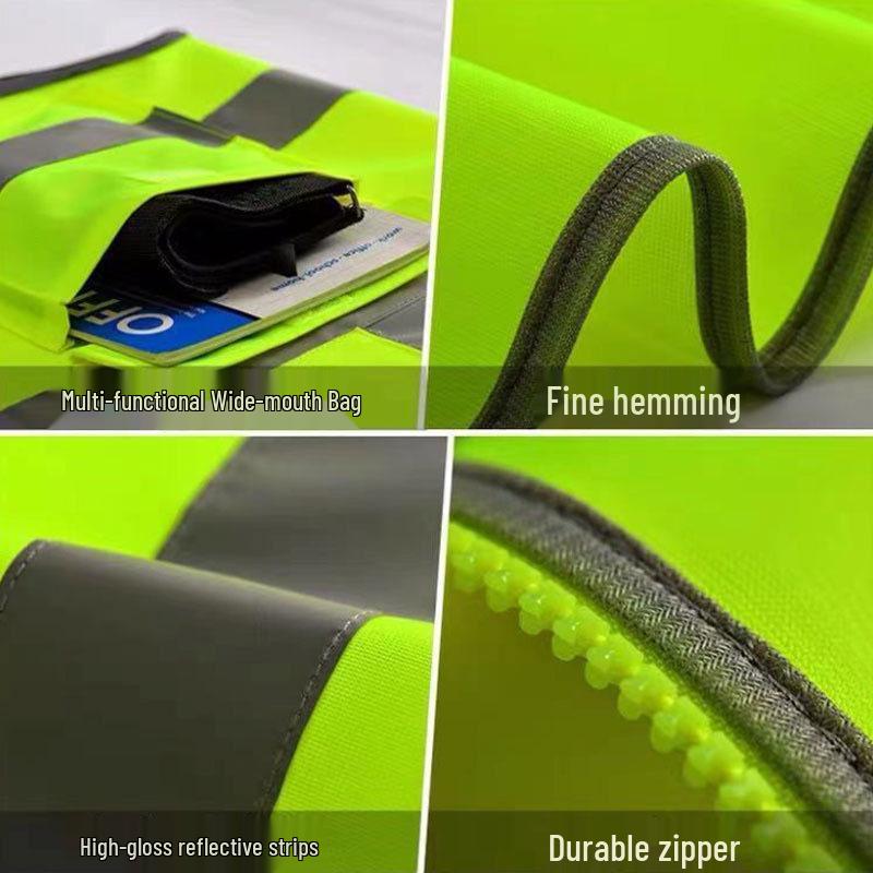Reflective Safety Vest for Construction, Engineering, Transportation, and Cycling