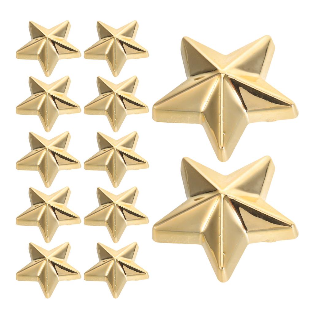 200Pcs Acrylic Star Ornaments Lightweight Easy to Use DIY Craft Charm Clothing Accessories DIY Crafts Supplies Star Shape Decor