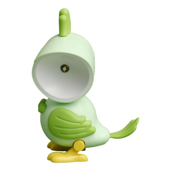 Small Cute Bird Table Lamp Cartoon Parrot Shaped Night Light Magnetic Adjustable LED Bedside Lamp for Bedroom Kids Room