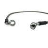 Silber 30cm bis 220cm 28°-90° 10mm Motorrad Hydraulisch Verstärkt Bremskupplung Öl Schlauch Kabel Leitung Rohr Für ATV Dirt Racing Bike