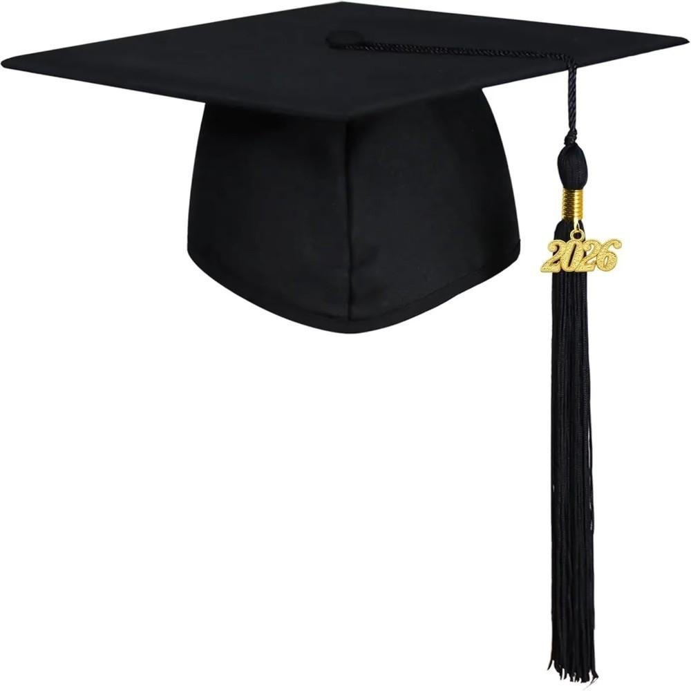 Breathable Matte 2026 Graduation Cap DIY Bachelor Academic Hat  College Graduations