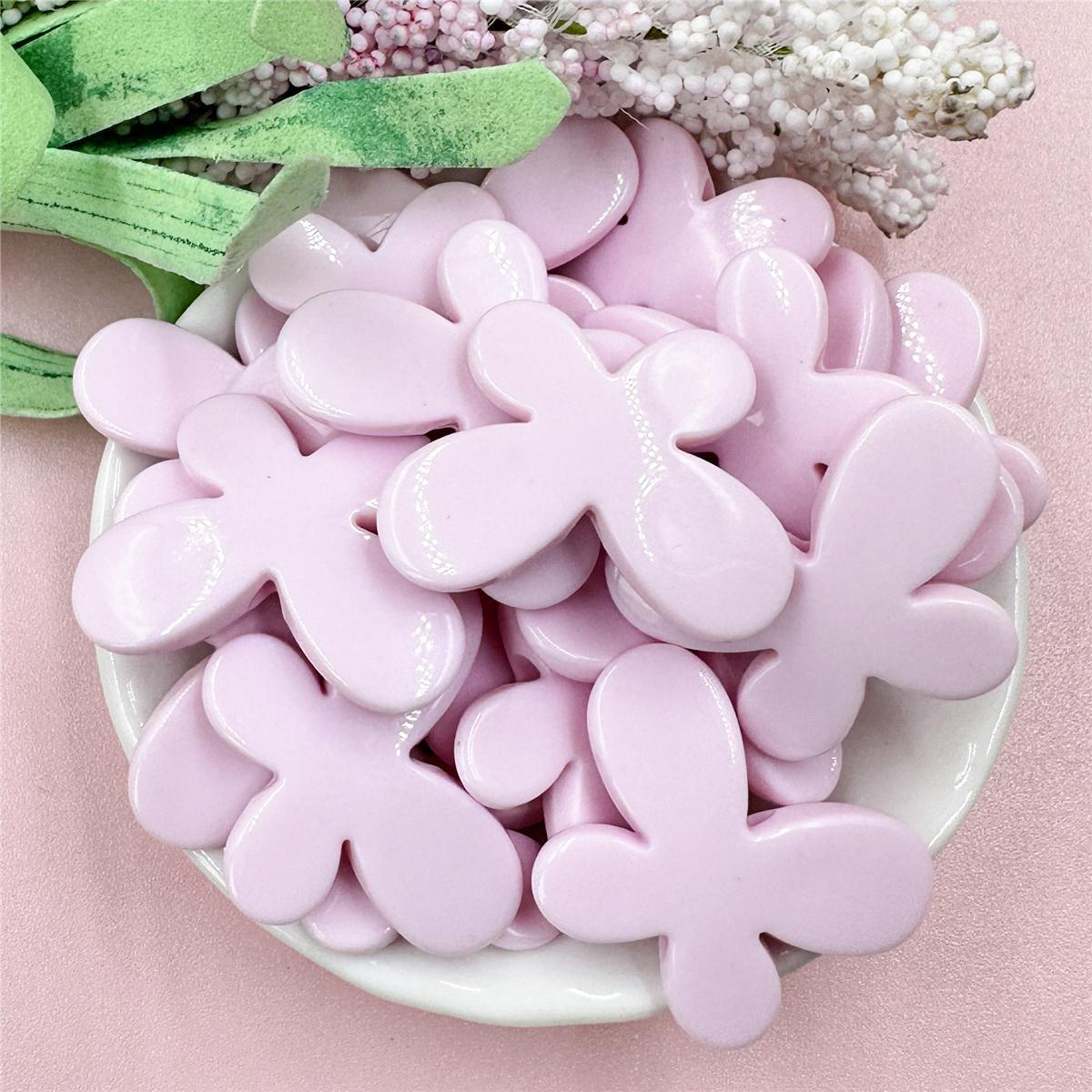 

Высококачественные акриловые серьги-бусины для самостоятельного изготовления, аксессуары для телефонной цепочки, 20 шт., бусины ручной работы, кремовые бусины-бабочки, макароны 21,5 x 29,2 мм светло-фиолетовый