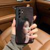 Versatile Actress-L-Lee Ji-eun Black Soft Silicone Phone Case for Samsung Ultra S25, S24, S21, S22, S23, S30, Plus, FE, Lite