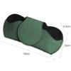18x8cm Suede Car Sunglasses Holder Creative Soft Plaid Leather Glasses Case Car Sun Visor Organizer Auto Interior