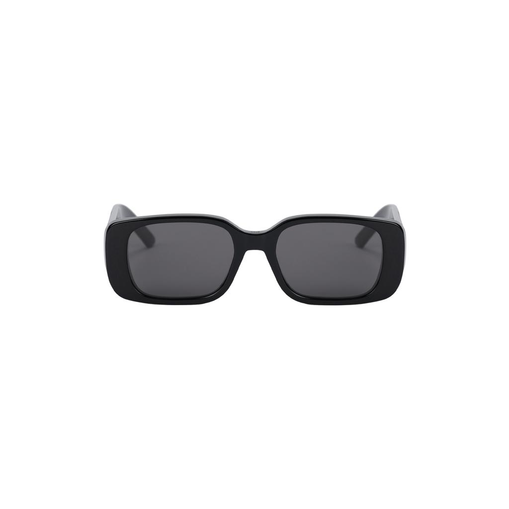 Dior Rechteckige Sonnenbrille mit Logo-Dekor Unisex-Sonnenbrille Schwarz WLDRS2UR_10A0