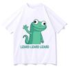 Funny Lizard Meme T Shirt 2026 Fashion Women Aesthetic Tee Unisex Funny New Streetwear Kawaii Printed Y2k Summer Tees Tops