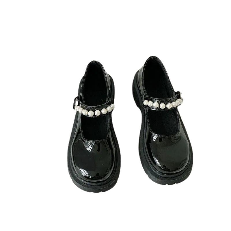 Mary Jane Women's Single Shoes 2024 Spring Summer New Style Korean Version Retro Soft Comfortable Anti-Slip Small Leather Shoes