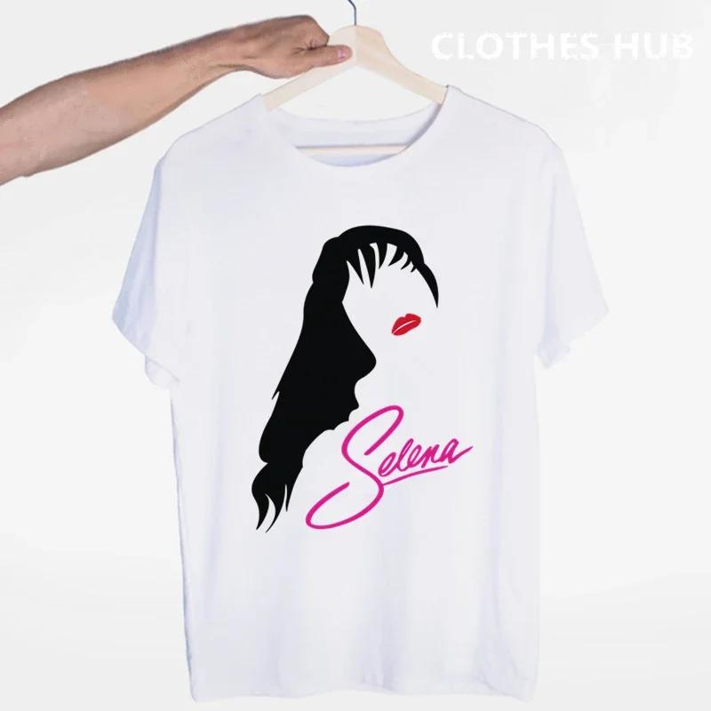 Футболки Селены Кинтанильи, модные футболки для мужчин и женщин, футболки с коротким рукавом, унисекс футболки. L