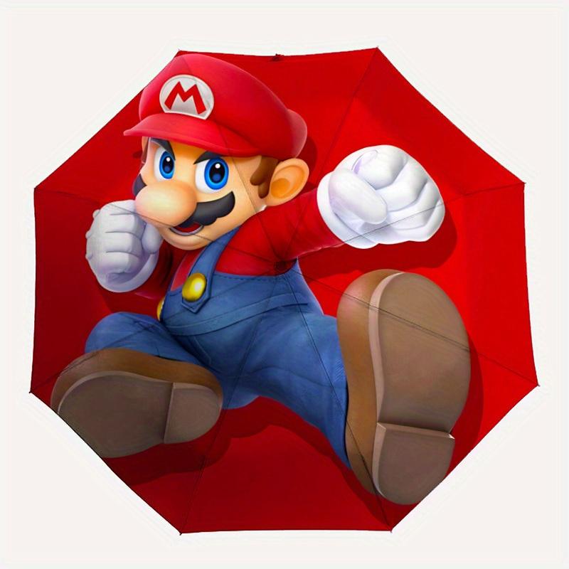 

1pc Super Mario Automatic Folding Umbrella, Portable Design with 8 Ribs, Casual Outdoor Accessory HolidayBirthday Gifts y250814012