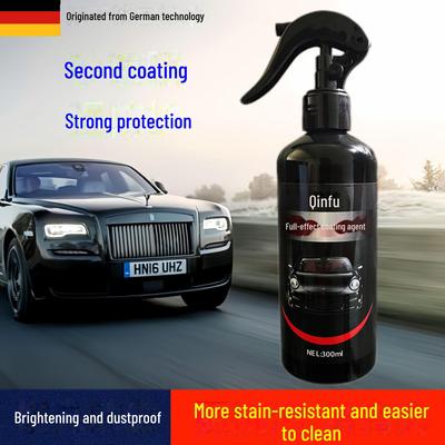 Nano Crystal Car Paint Polymer Coating Spray for Black and White Cars