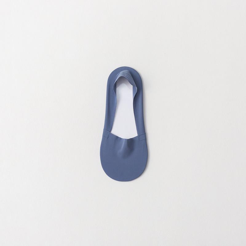 Women's Summer Non-Slip Invisible Boat Socks - Thin Cotton, Ice Silk, Low-Cut Design