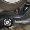Oil Sights Gauge Wear-Resistant Aluminum Alloy Threaded Oil Level Gauge Sights Glass Machinery Supply