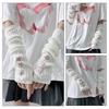 2000s Arm Sleeves for Theme Party Subculture Knitting Arm Gloves Night Club JK Style Arm Gloves Teens Fashion Arm Cover